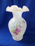 Fenton "Martha's Rose Aurora Vase"