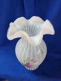 Fenton "Martha's Rose Aurora Vase"