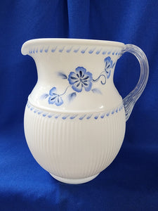 Fenton "True Blue on Milk Pitcher"