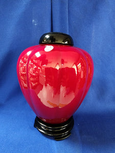 Fenton "Lacquer Red Ginger Jar"