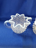 Fenton "Hobnail Sugar and Cream Set"