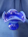 Fenton "Periwinkle Blue Dolphin Comport"