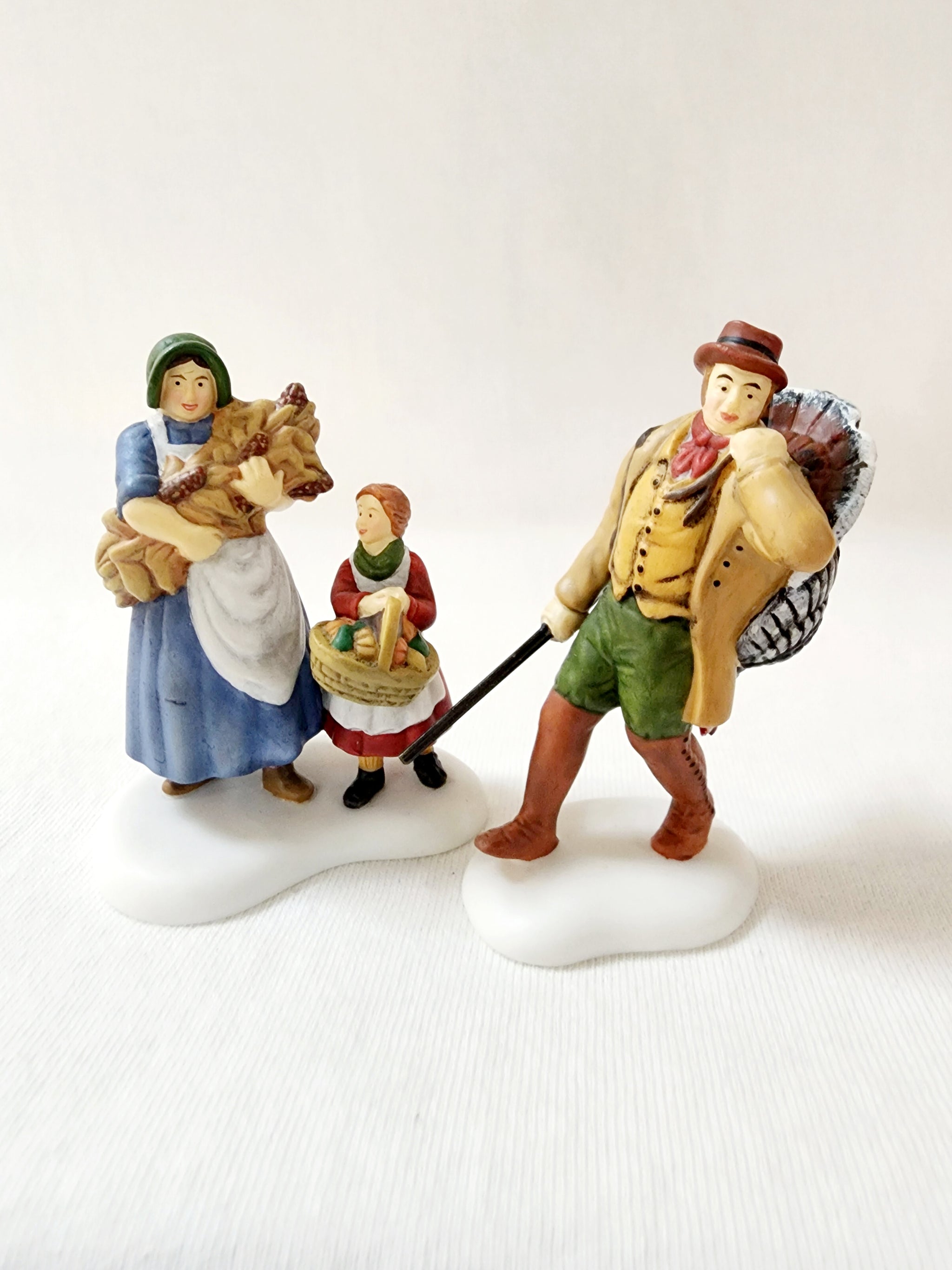 Department 56 New England Village Lumberjacks 2-Piece Set - Resin Tabletop Figurines In Earth Tones