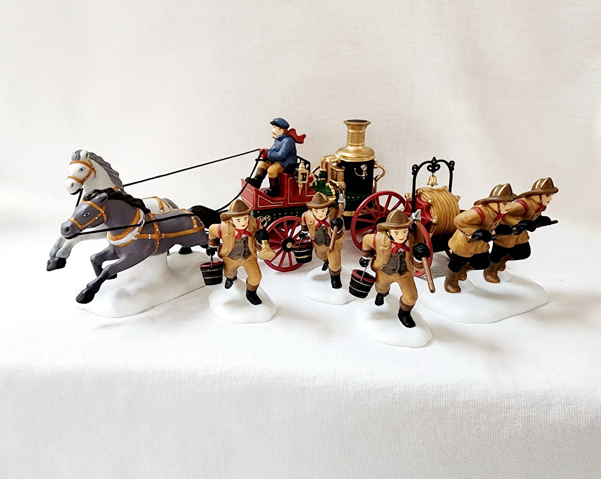 Dickens' Village "The Fire Brigade Of London"