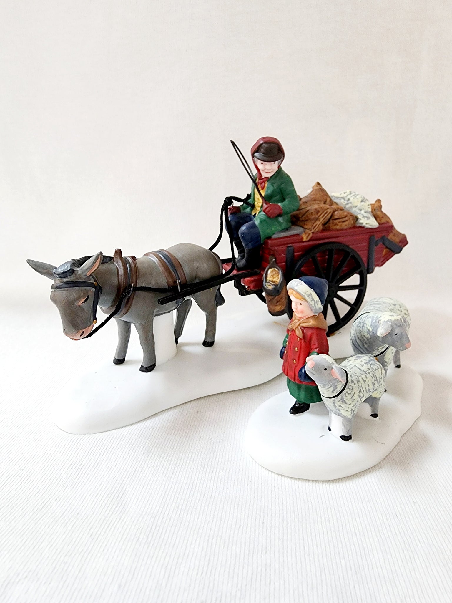 Dickens' Village "Bringing Fleeces To The Mill"