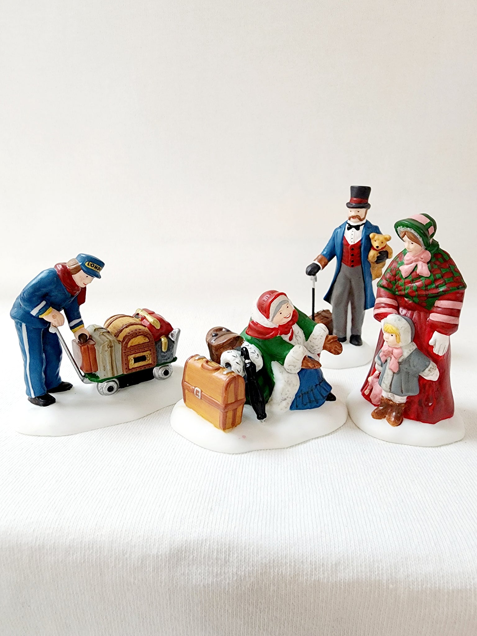 Dickens' Village Meeting The Family At The Railroad Station