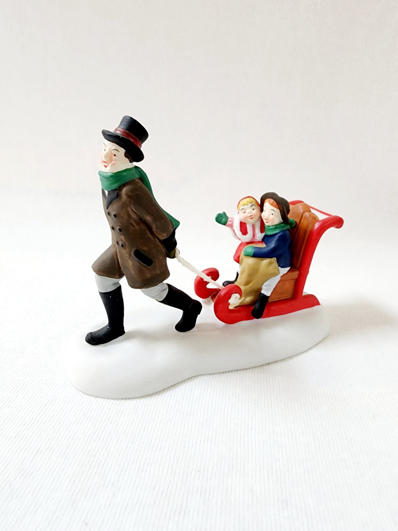 Dickens' Village "Sledding At The Fair"