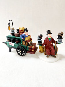 Dickens' Village "Chelesa Market Hat Monger & Cart"