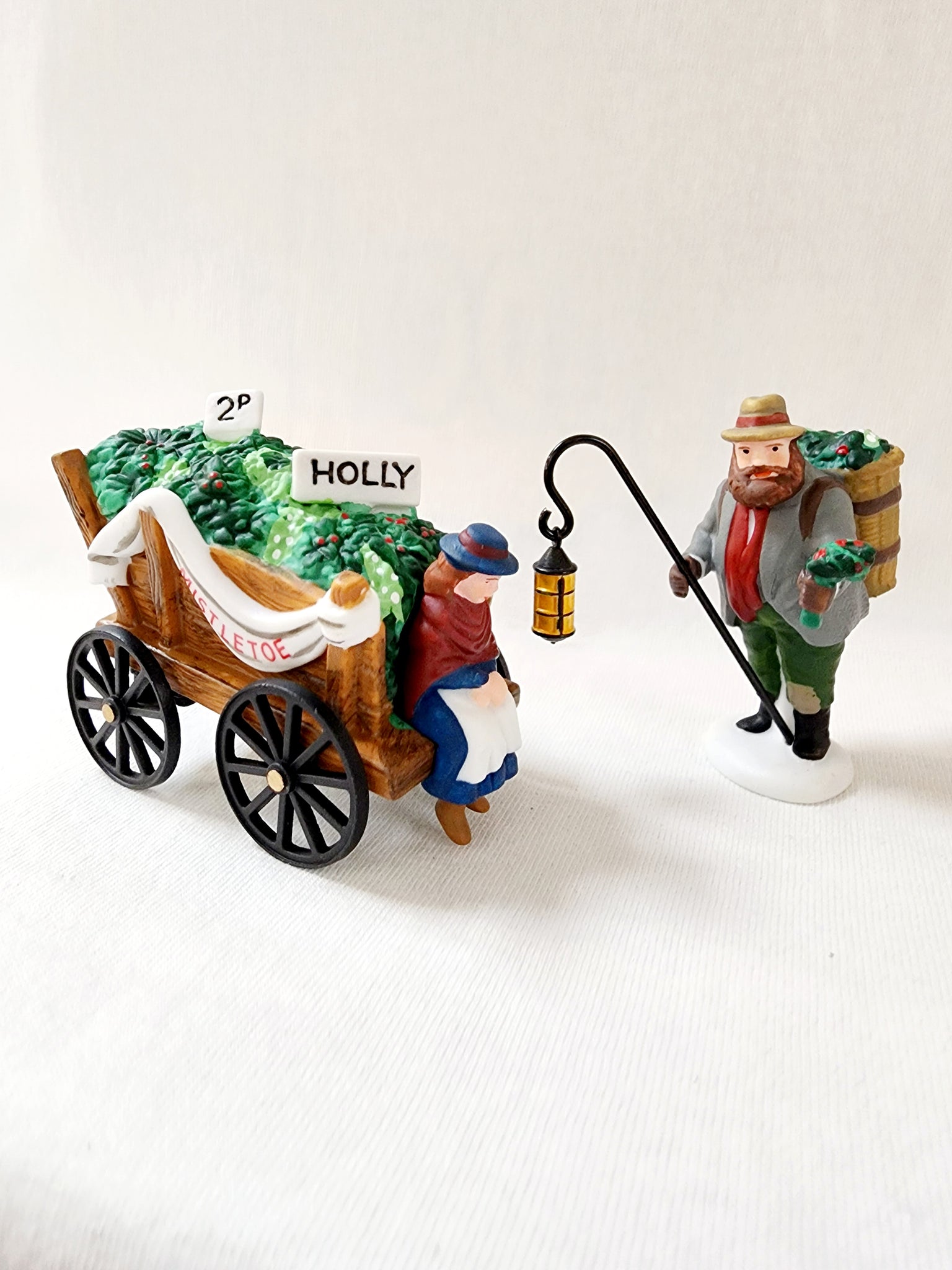 Dickens' Village "Chelesa Market Mistletoe Monger & Cart"