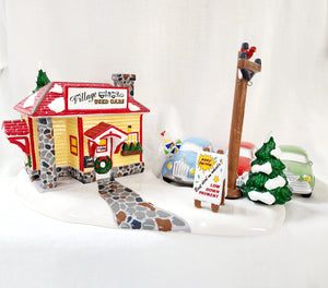 Snow Village "Village Used Car Lot"