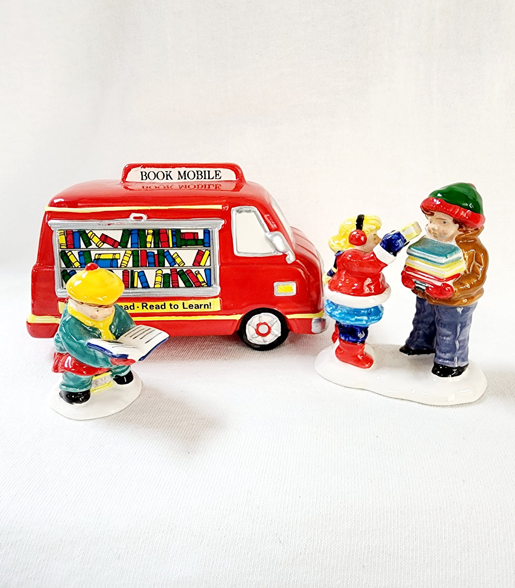 Snow Village "Check It Out Bookmobile"