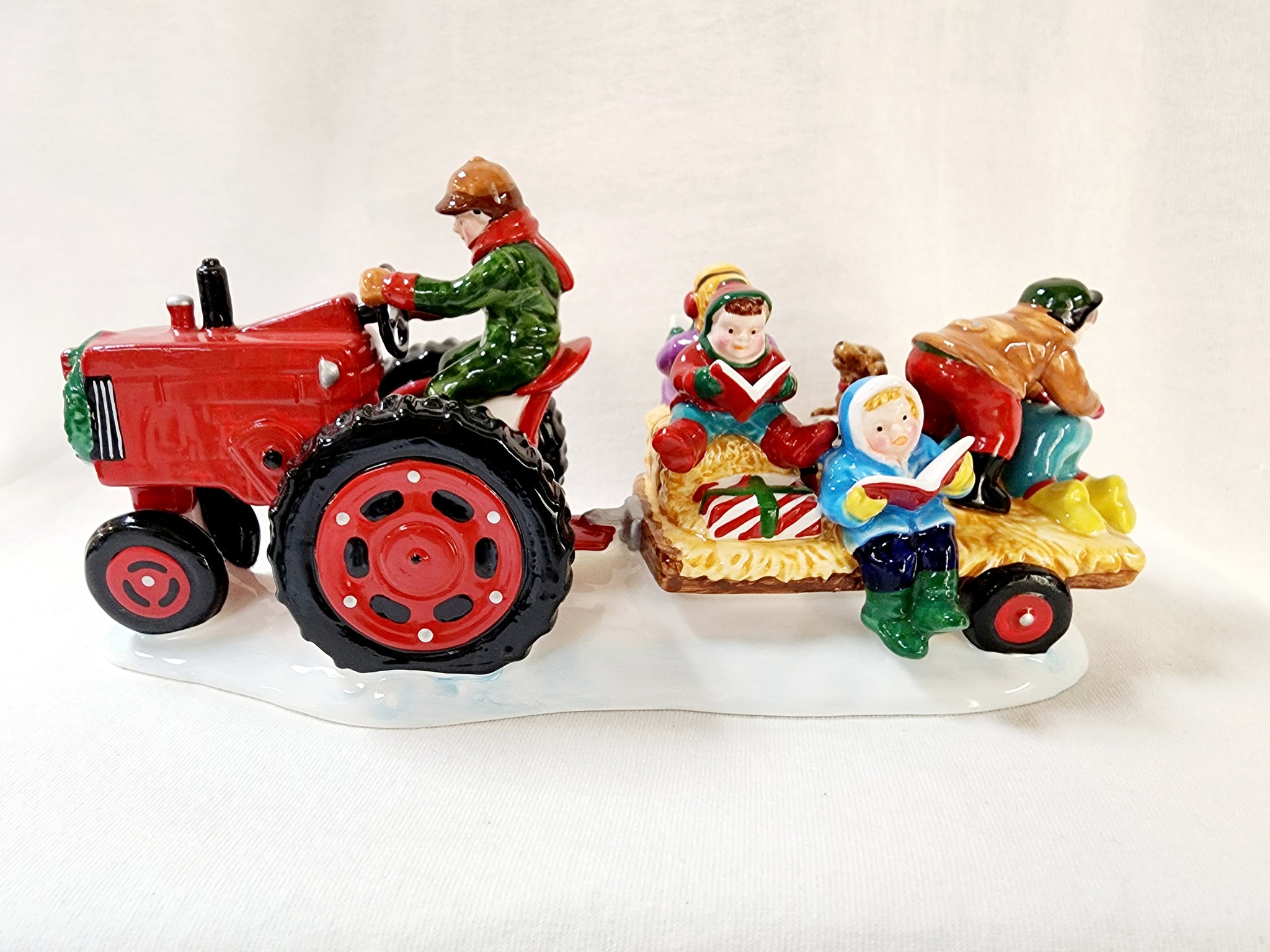 Snow Village Caroling At The Farm