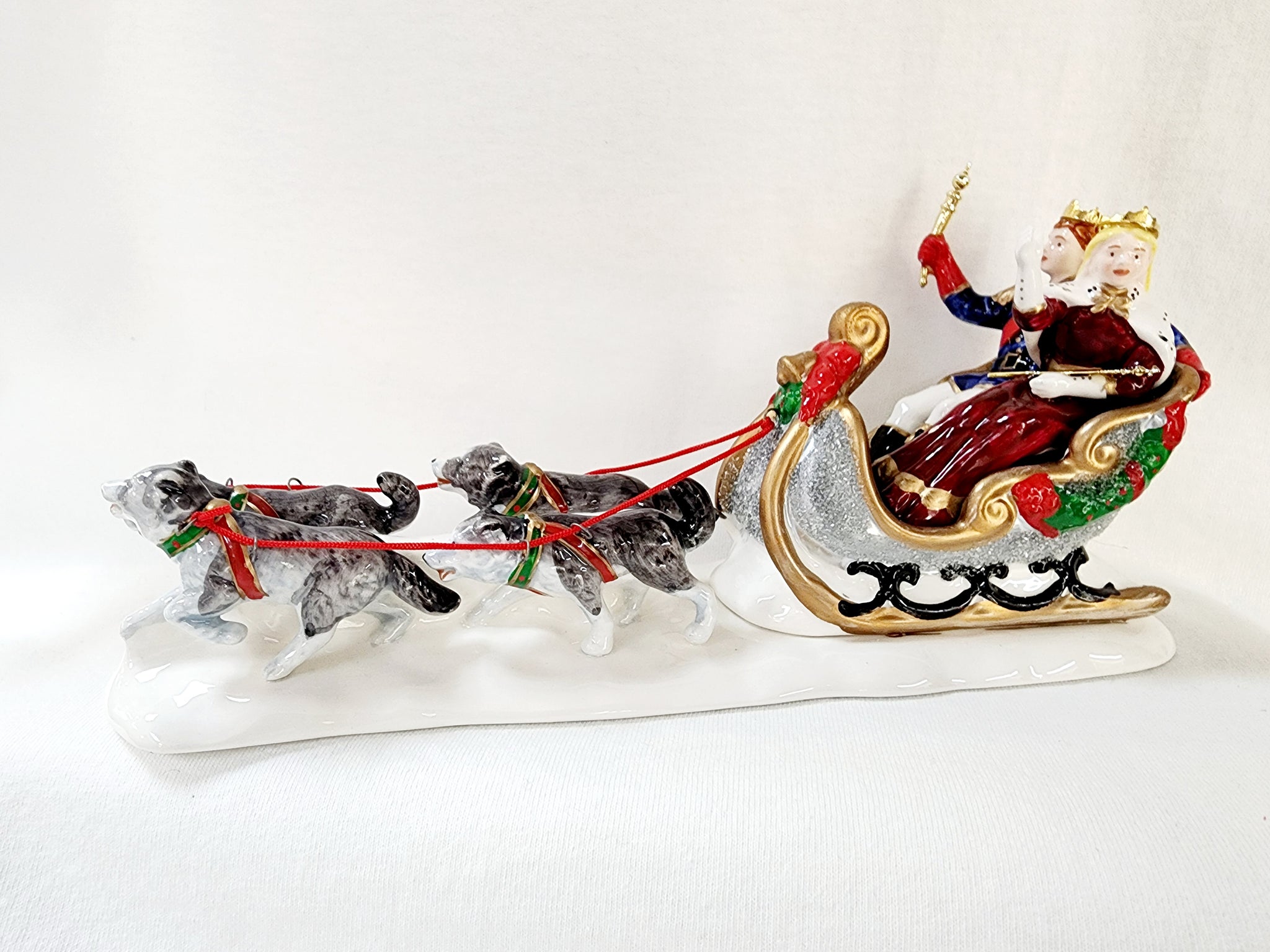 Snow Village "Snow Carnival King & Queen"