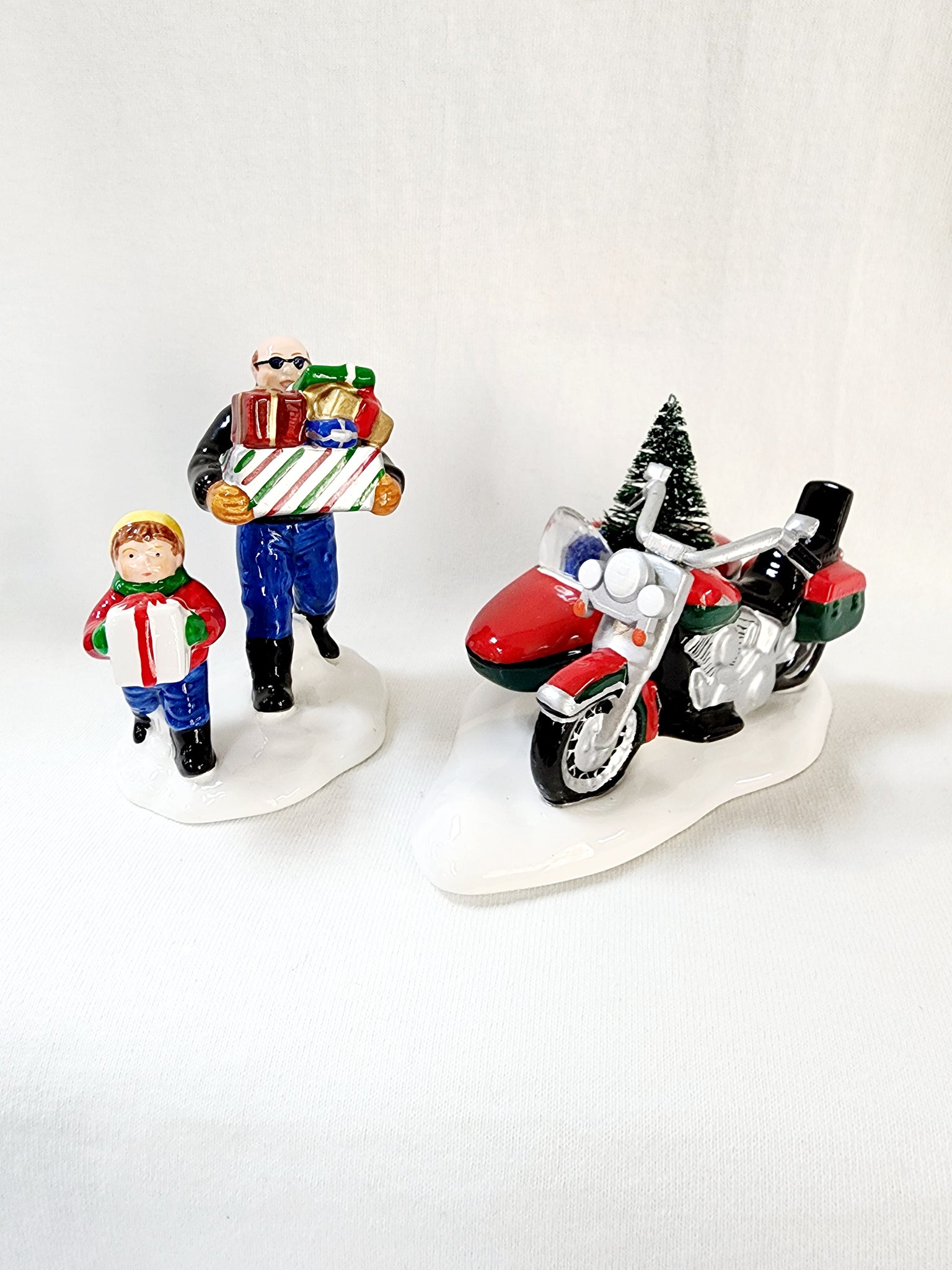 Snow Village "A Harley-Davidson Holiday"