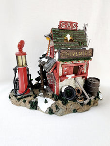 Snow Village "The Abandoned Gas Pump"