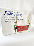 Snow Village "Brite Lites Christmas Parade, Banner"