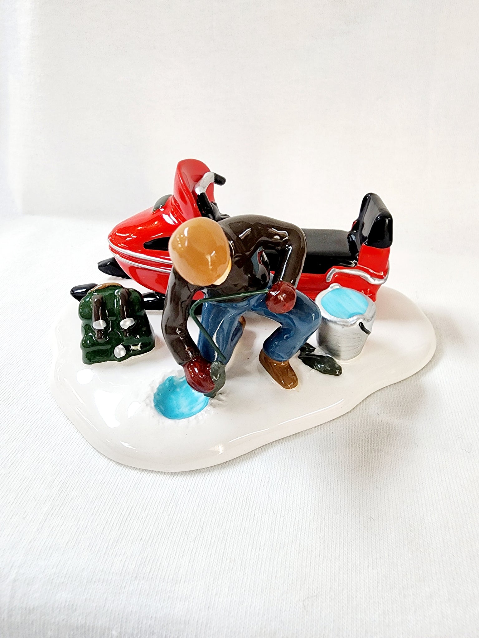 Snow Village "Catch Of The Day"