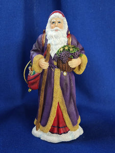 Pipka "Wine Country Santa Ornament"