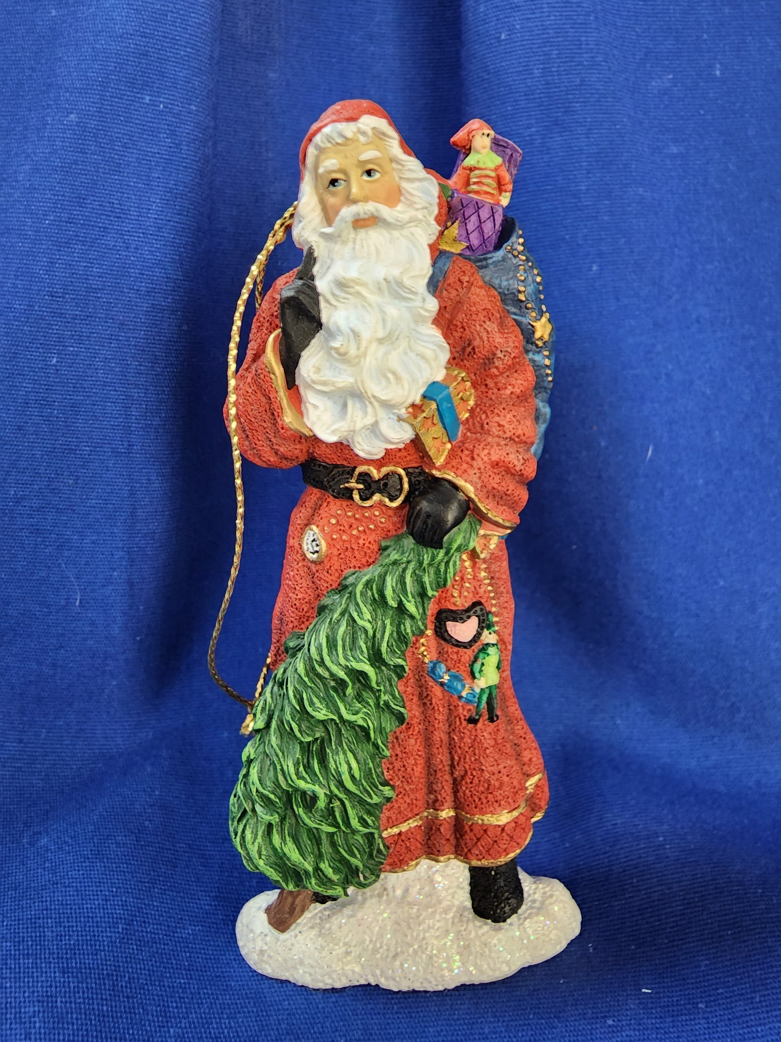 Better Watch Out Santa Ornament