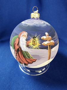 Pipka "Night Journey Santa Ball Ornament"