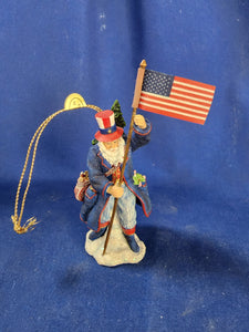 Pipka "Patriotic Santa Ornament"