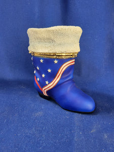 Pipka "Patriotic Santa Boot Box"