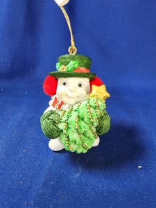 Dreamsicles "Snowman With Tree Ornament"