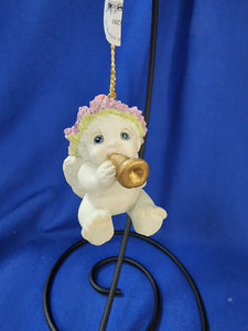 Dreamsicles "Cherub With Horn Ornament"