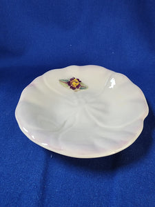 Belleek "Enchanted Garden Pansy Dish"