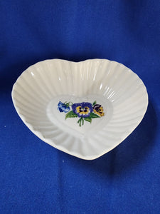 Belleek "Enchanted Garden Heart Dish"