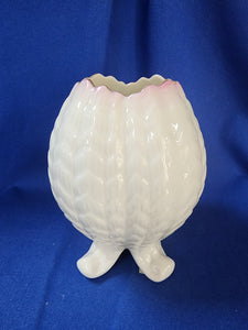 Belleek "Shell Footed Vase"