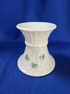 Belleek "Shamrock Candlestick Holder"