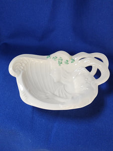 Belleek "Harp Shamrock Tea Ware Butter Plate"