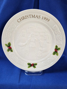 Belleek "Christmas 1999 Plate"