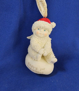 Snowbabies "Baby's First Christmas Ornament"