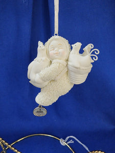 Snowbabies "Celebrations, 3 French Hens - Ornament"