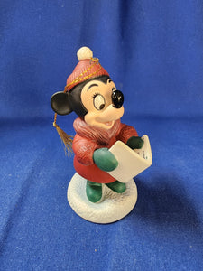 Walt Disney Classics Collection "Pluto's Christmas Tree, Caroler Minnie Ornament"