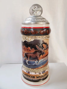 Anheuser-Busch Steins "Budweiser American Wildlife, Moose"