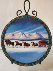 Anheuser-Busch Plates "Holiday in the Mountains (2000)"