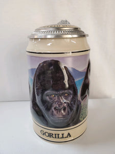 Anheuser-Busch Steins "Endangered Species Series, Gorilla"
