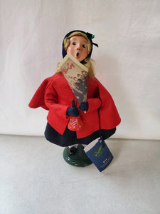 Byer's Choice Carolers "Girl with Bell (2014)"