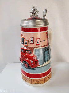 Anheuser-Busch Steins "Early Delivery Days Series, Budweiser Beer Truck (1956)"