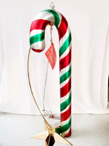 Mercury Glass Ornament "Candycane"