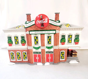 Snow Village "Coca-Cola Brand Bottling Plant"