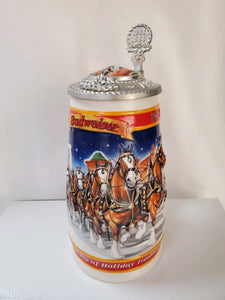 Anheuser-Busch Steins "Budweiser Holiday, A Century of Tradition (1999)"