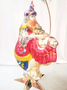 Mercury Glass Ornament "King on Camel"